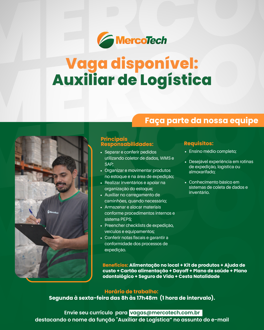 AUXILIAR DE LOGISTICA